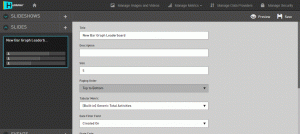 Giving information to build your Leaderboard